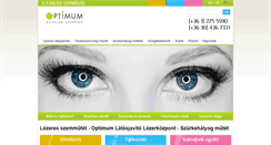 Desktop Screenshot of optimuminfo.hu